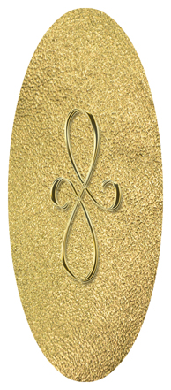 Gold Scroll Shimmer Gold